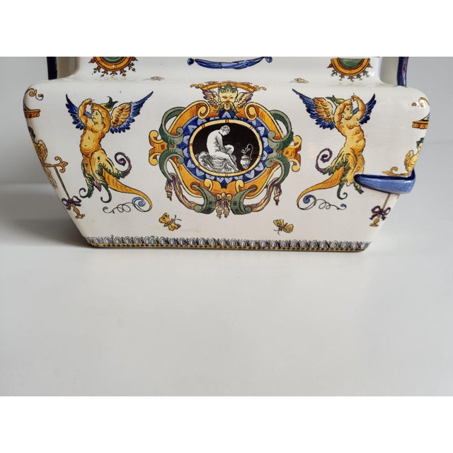 19th Century Gien Earthenware Planter For Sale - Image 9 of 11