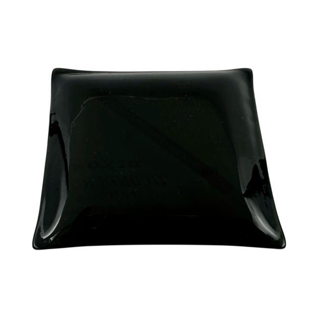 Vintage Dixon Ticonderoga Pencils Glass Ashtray Dish For Sale - Image 4 of 9