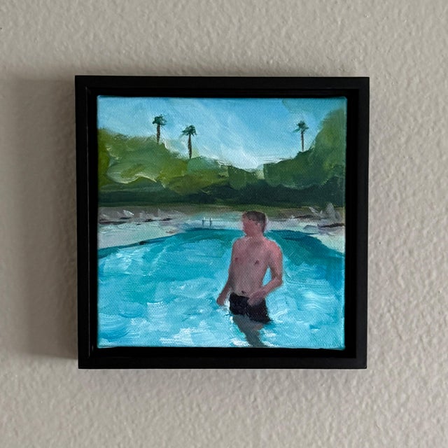 2020s Pool No.32 - Oil on Canvas, Framed by Kory Alexander For Sale - Image 5 of 5