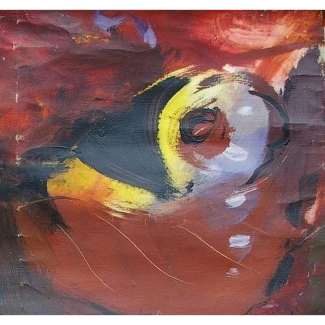 Abstract Expressionism 1990s Abstract Butterfly Oil Painting, Avant-Garde Expressionism, Ukrainian Artist 90-94 For Sale - Image 3 of 6