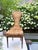 Stunning pair of vintage 1960s–1970s high-back statement chairs in the Hollywood Regency / French Neoclassical style....