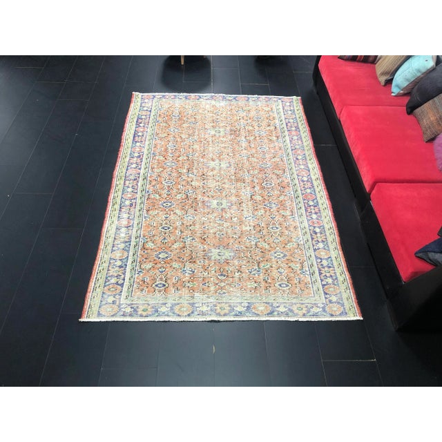 1960s Turkish Ethnic Area Rug For Sale - Image 11 of 11