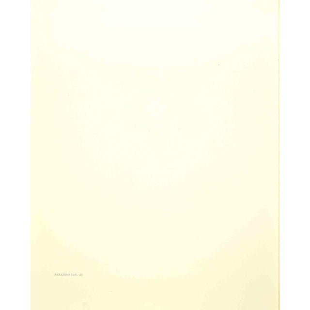 The Joy of the Blessed is a woodcut print realized in 1963 for a series illustrating the Medieval poem of the "Divine...