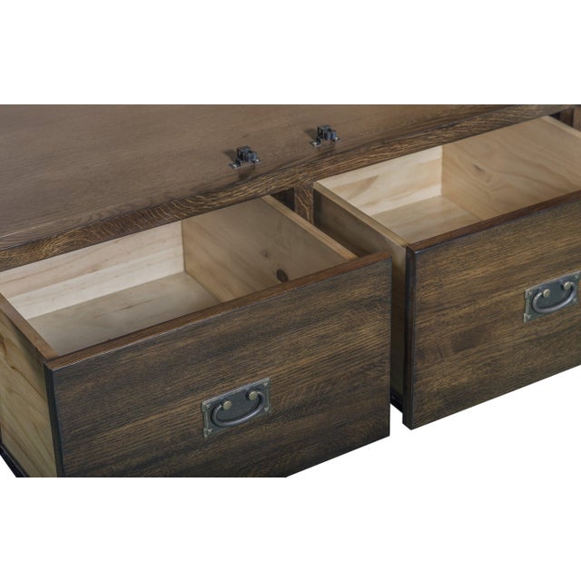 Mission 2 Door / 2 Drawer Armoire (Available in 2 Stains) - Micheal Cherry For Sale - Image 9 of 12
