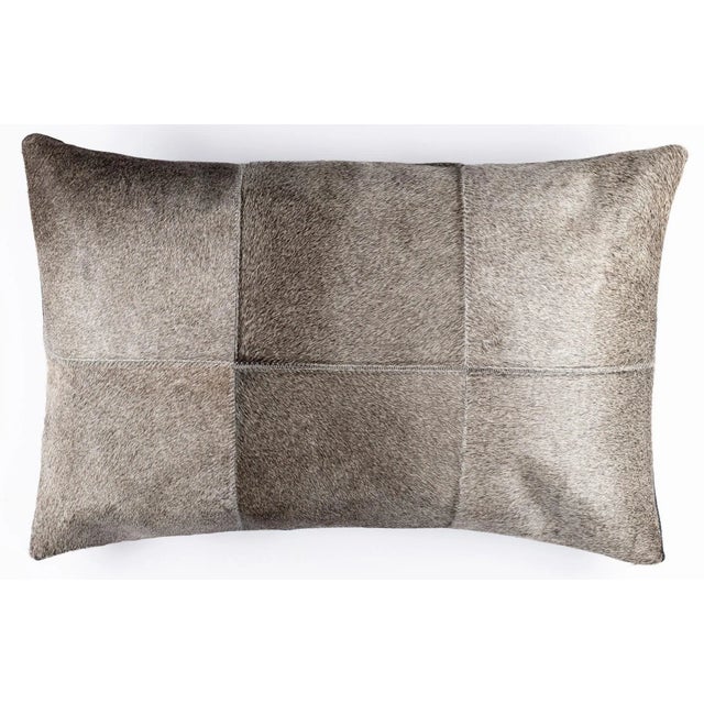 Handcrafted Cowhide Pillow: Luxurious, Genuine Cowhide Leather Throw Pillows Meticulously Hand Crafted Into A Stunning...