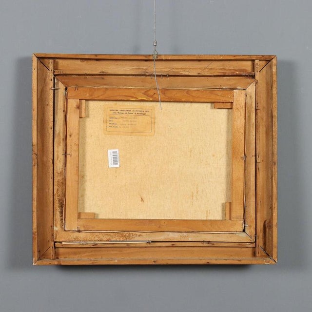Innocente Salvini, Landscape Composition, 1970, Oil Painting on Canvas, Framed For Sale - Image 10 of 12