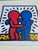 Red 1990s Large Keith Haring Estate Authorized Offset Lithograph "Best Buddies" For Sale - Image 8 of 15