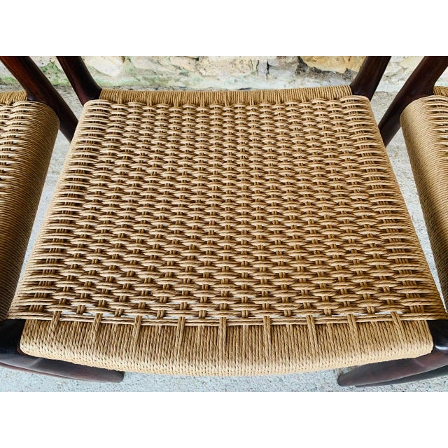 1970s First Edition Rosewood Model 78 Dining Chairs by Niels Møller, 1962-1970, Set of 6 For Sale - Image 5 of 18