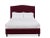 Casa Cosima Hazel King Bedframe, Wine Velvet For Sale - Image 4 of 4