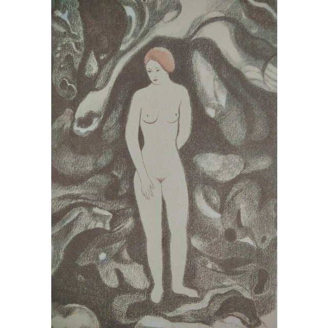 Contemporary Juan Navarro Ramon, Figure, 1980, Lithograph, Framed For Sale - Image 3 of 8