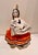 Mid-Century Modern Ceramic Figure of a Shepherdess with a Lamb from Essevi For Sale - Image 3 of 3