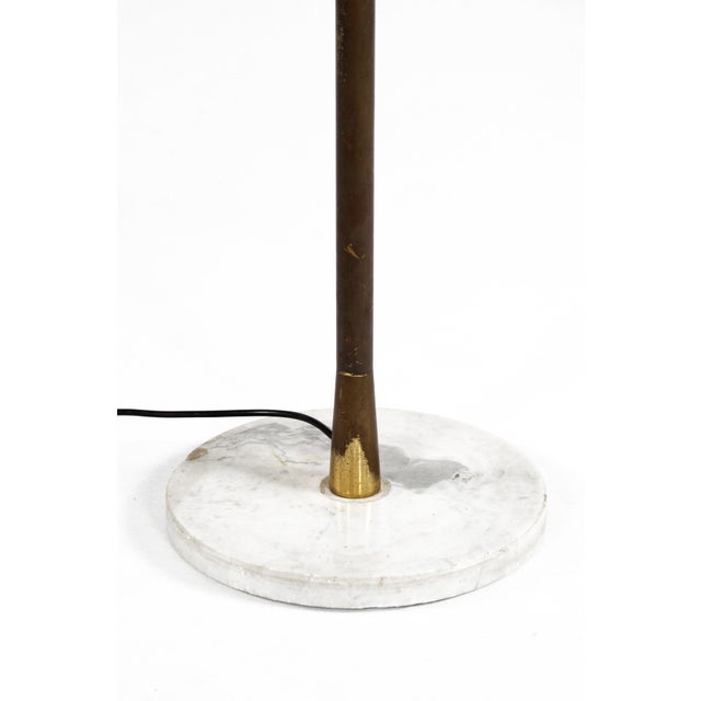 Italian Floor Lamp with Three Colored Aluminum Shades, 1950s For Sale - Image 9 of 11