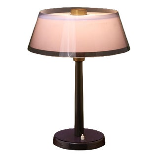 Tuomas Desk Lamp with Purple Shade from Yki Nummi, Finland, 1950s For Sale