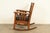 Stickley Brothers Style Antique Mission Oak Arts & Crafts Rocking Chair, Circa 1910 For Sale - Image 11 of 13