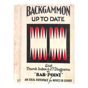 "Backgammon Up to Date" 1931 "Bar-Point"