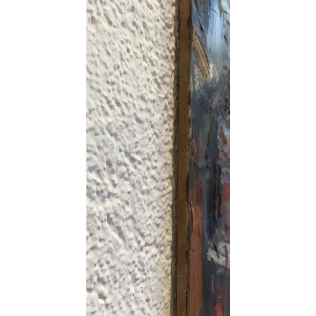 Fritz Strebel, Rue du Pot de Fer, Vieux Paris, Oil on Wood For Sale - Image 7 of 10