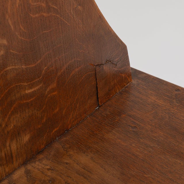 Early 20th Century France Rich Walnut Brown Carved Walnut Side Chair For Sale - Image 11 of 11
