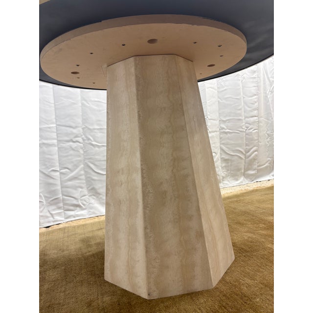 Arhaus Sculptural Stone Pedestal Bistro Table — 38" For Sale - Image 15 of 18