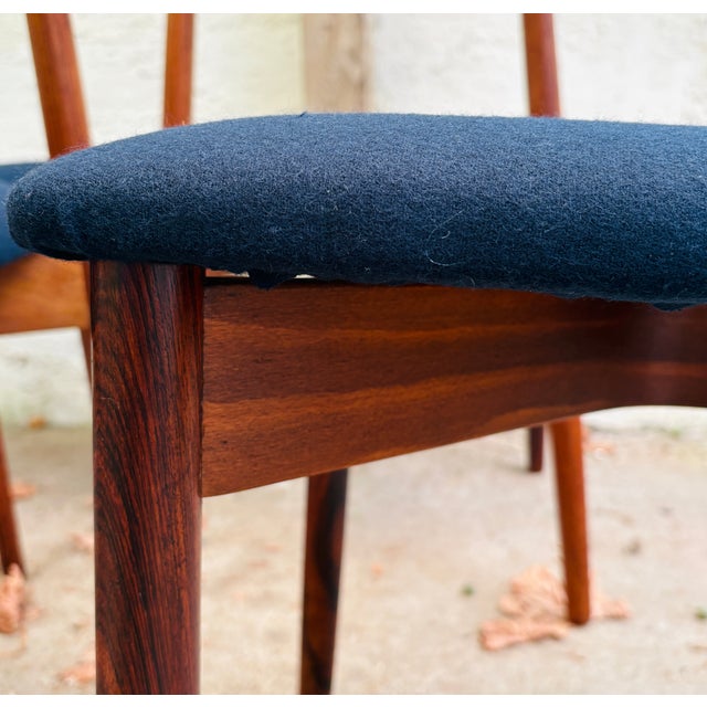 Black Danish Dining Chairs by Harry Østergaard, 1960s, Set of 6 For Sale - Image 8 of 18