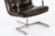 Mid Century French Brown Leather Lounge Chairs by Raphael Raffel 1970s For Sale - Image 17 of 18