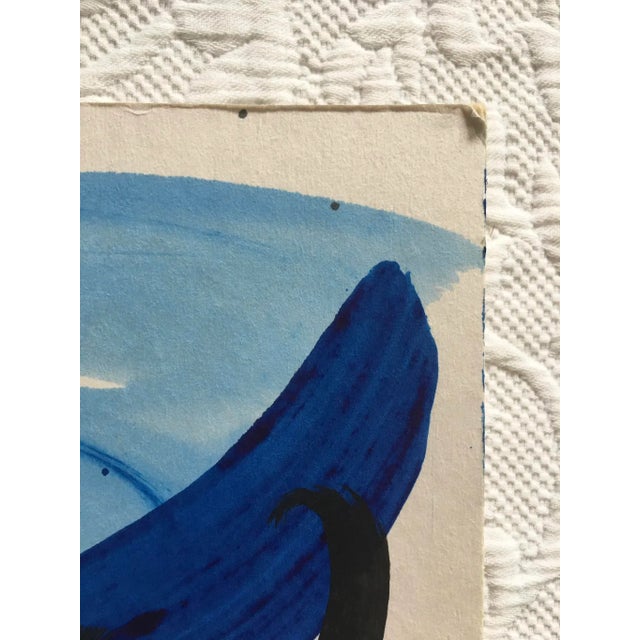 Peter Keil Abstract Portrait Painting - Iconic Blues For Sale - Image 6 of 9