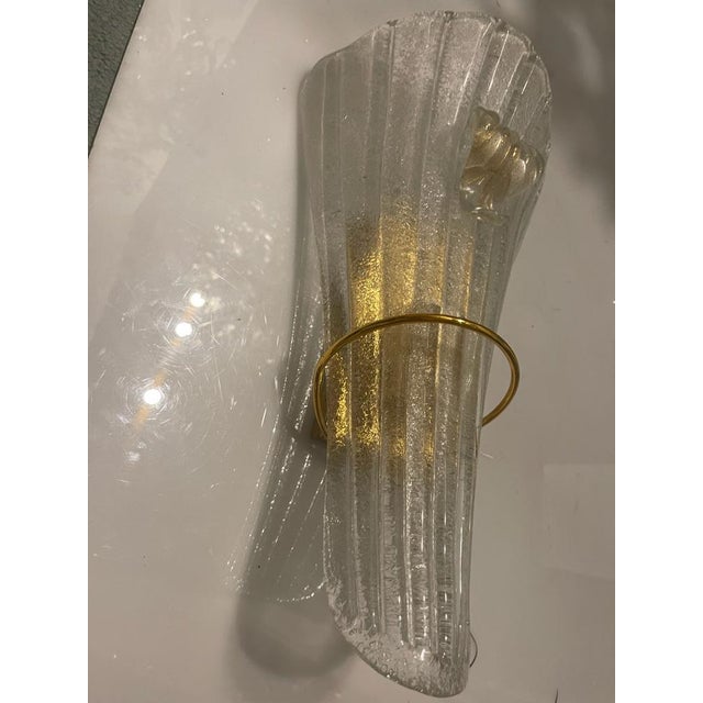 Large Venetian Murano Glass Sconces, 2006, Set of 3 For Sale - Image 9 of 14