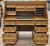 Mid Century American Solid Oak S Roll Top Front Desk For Sale - Image 11 of 17