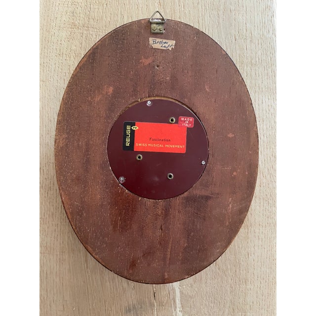 Vintage Italian Florentine Plaque For Sale - Image 4 of 4