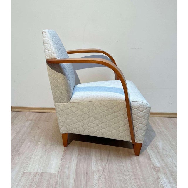 1990s Spanish Club Chair in Beech and Plywood, 1990s For Sale - Image 5 of 18