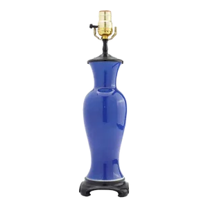 Chinese Porcelain Vase Baluster Form Lamp, C. 1880-1911
