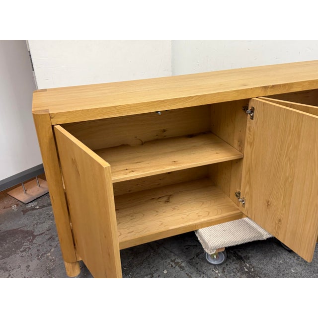 Classic Concepts Orlando Oak Wood Credenza For Sale - Image 12 of 12