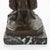 Renzo Zacchetti, Little Girl with Doll. Antique bronze sculpture from the Fascist era, circa 1938, depicting a little girl...