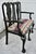 Vintage Carved Chippendale Style Bench in a Black Finish For Sale - Image 10 of 13