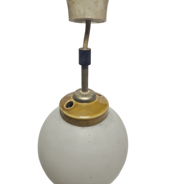 Postmodern Communist Pendant Lamp, Poland, 1970s For Sale - Image 4 of 16