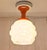 Beige Vintage Ceiling Lamp by Richard Essig, 1970s For Sale - Image 8 of 9
