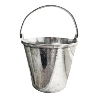 1911 English Silver Plated Ice Bucket From White Star Line Ocean Liner For Sale