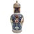 Mid 20th Century Monumental 21" Chinese Famille Rose Medallion Porcelain Palace Jars With Foo Dog Lids - A Pair For Sale - Image 5 of 14