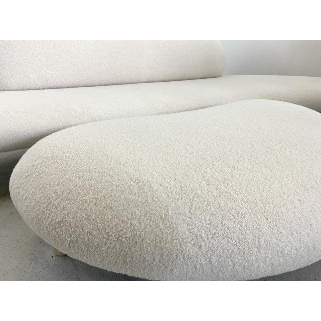 Vitra Set of Vintage Freeform Sofa & Stool by Isamu Noguchi for Vitra, 1940s For Sale - Image 4 of 18