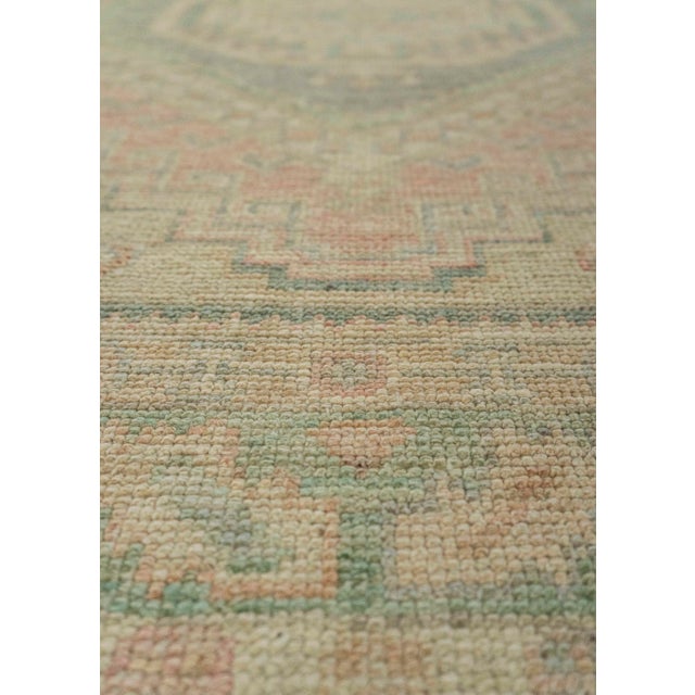 Turkish Turkish Oushak Rug 2'10" x 7'7" #20248 For Sale - Image 3 of 8