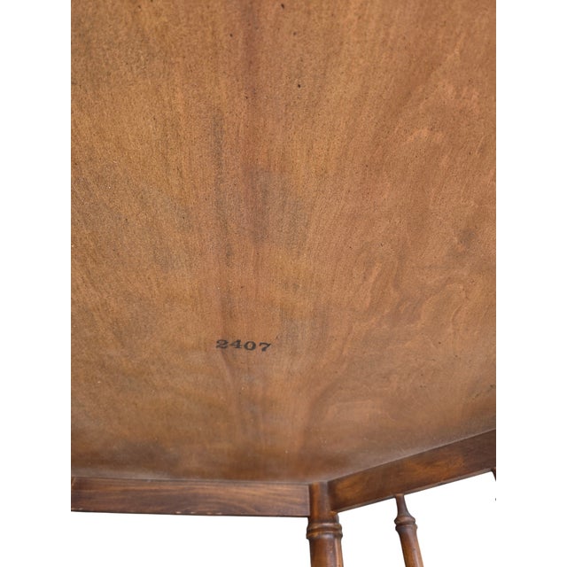 Vintage Faux Bamboo Coffee Table Gold Leaf Italian Regency For Sale - Image 15 of 15