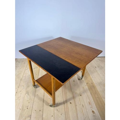 Vintage Trolley in Wood, 1960s For Sale - Image 9 of 10