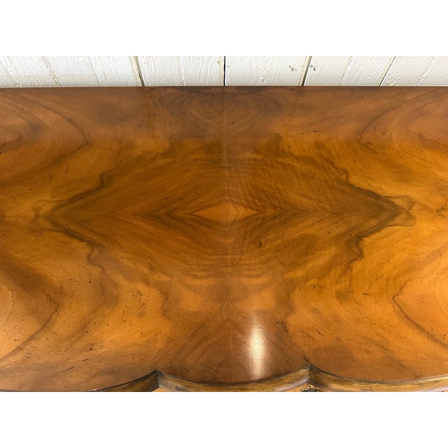 Brown 1990s Serpentine Chest of Drawers by Baker For Sale - Image 8 of 10