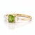 Infuse your daily ensemble with the lively, fresh radiance of olive green peridot. Showcasing an eye-clean square-cut...