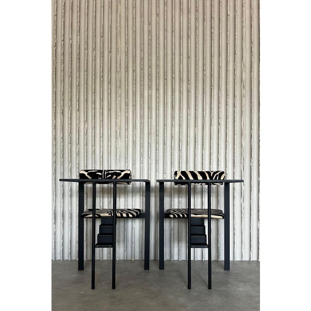 Metal Trix Chairs by Karl-Friedrich Förster for KFF, 1980s, Set of 4 For Sale - Image 7 of 18