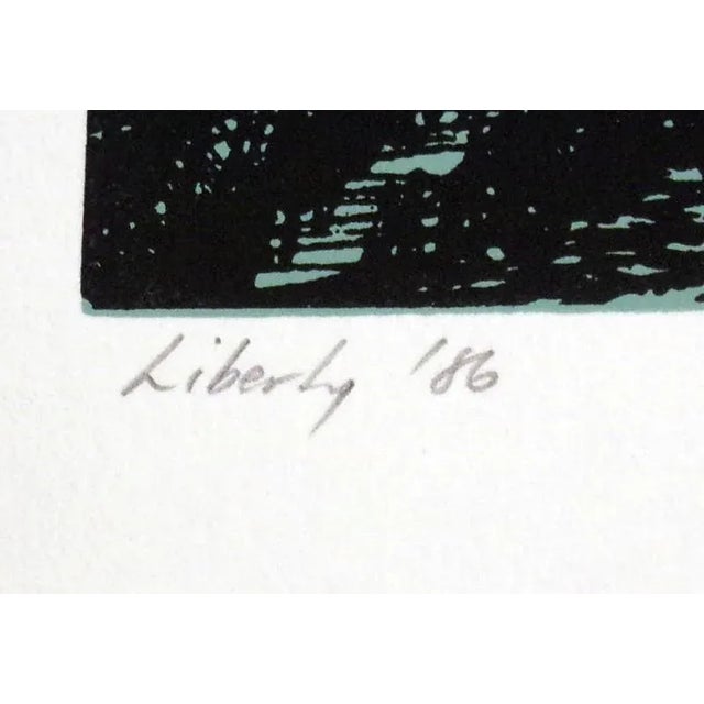 1980s "Liberty '86" Boutwell Signed and Numbered Serigraph Art Print of the Statue of Liberty For Sale - Image 5 of 5