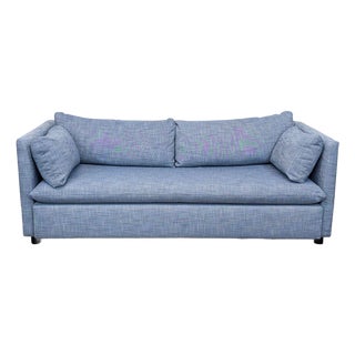 West Elm Shelter Modern Sleeper Sofa For Sale