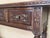 Early 20th Century Catalan Spanish Carved Walnut Console Table with Three Drawers