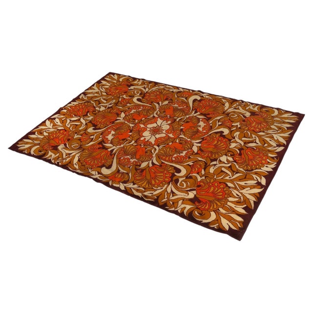 Textile Mid-Century Modern Rug, Italy, 1960s For Sale - Image 7 of 7