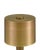Modern Currey & Company Traverse Brass Cordless Table Lamp For Sale - Image 3 of 7