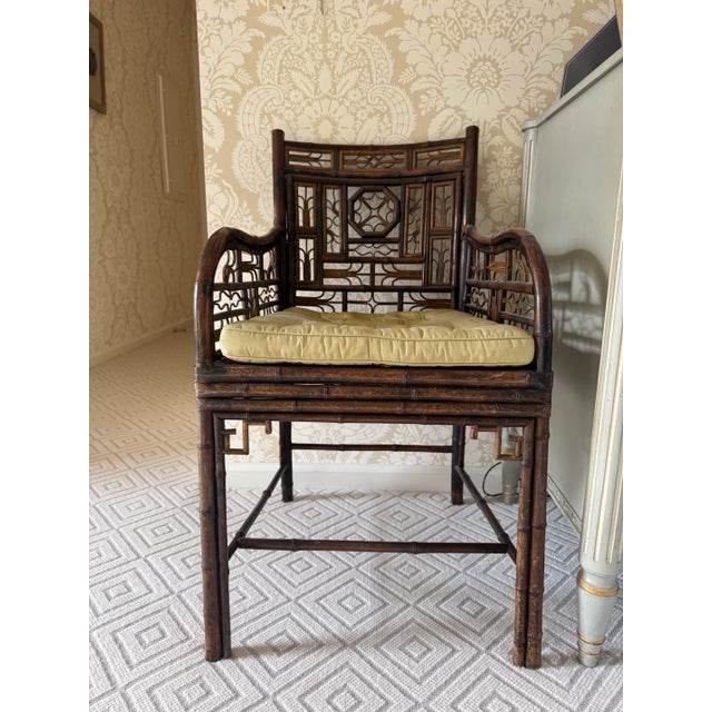 Circa 1820 Regency Period Chinese Export Bamboo Rattan Chair For Sale In New York - Image 6 of 8